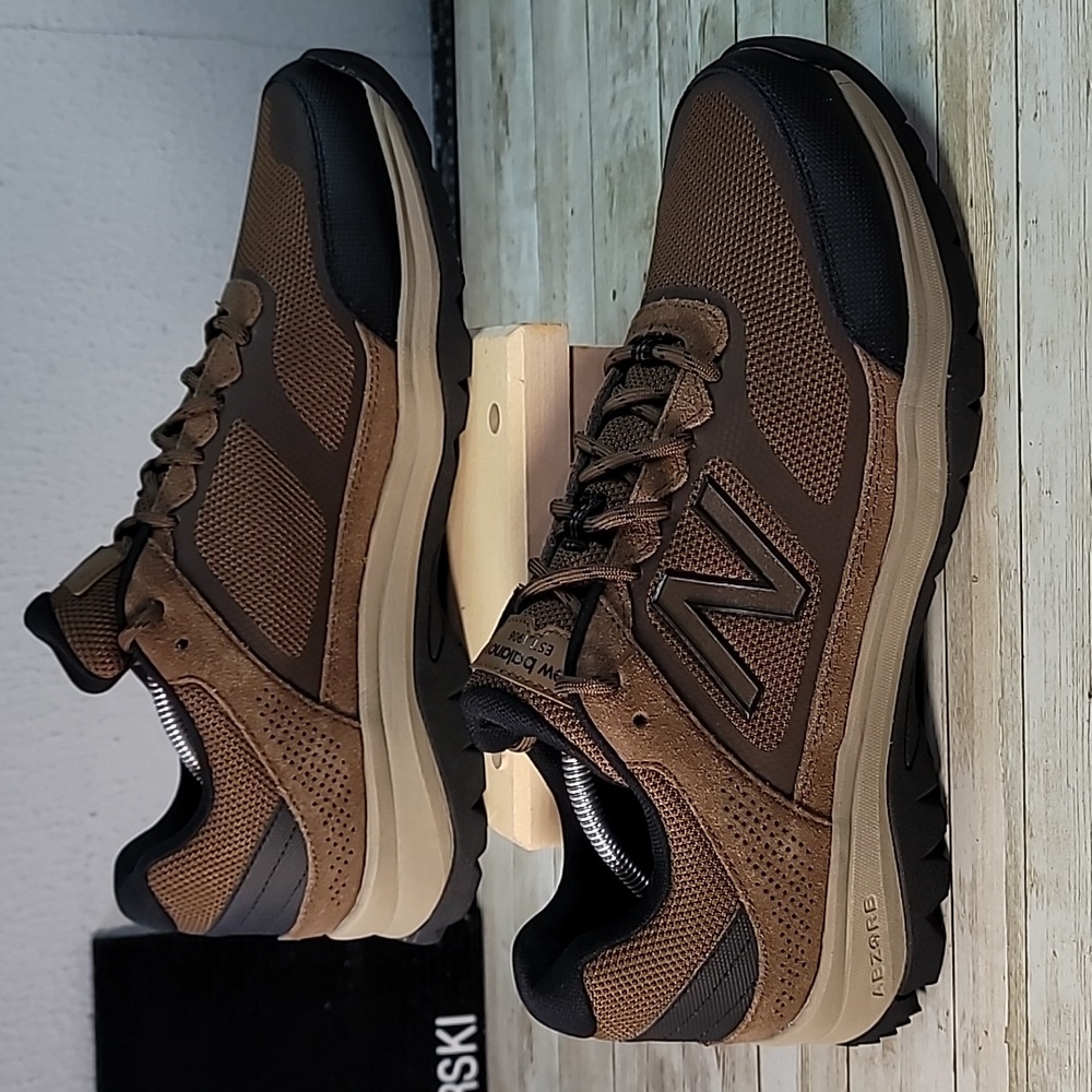 New Balance 669 MW669BR 12 D Brown Athletic Walking Hiking Trail Shoes Sneakers